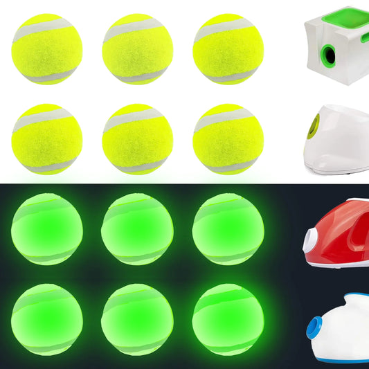 NICERINC PET X-Small Dog Tennis Balls Dog Toys Ball 1.5" Pack of 12 Fit Ball Launchers