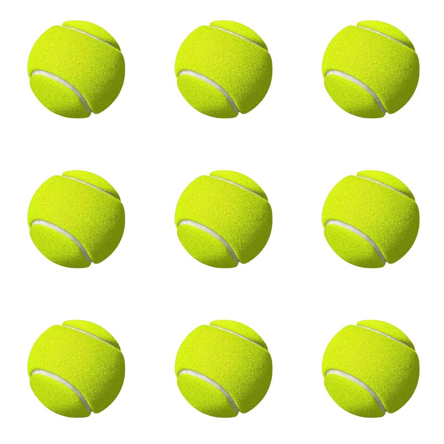 Small Tennis Balls for Dogs 9 Pack Easy Catching Pet Dog Balls for Exercise & Training Dog Tennis Balls 2.0inch